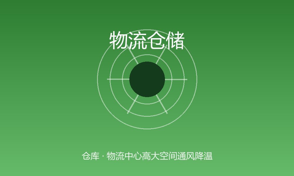仓储通风系统示意